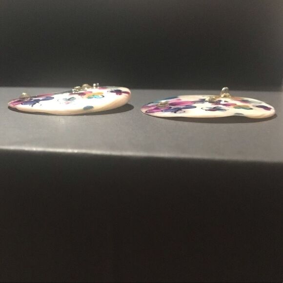 Floral Statement Earrings - Picture 6 of 6